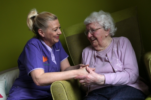 carer and patient